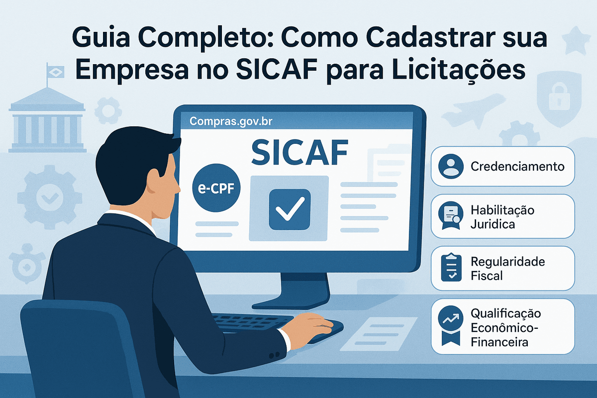 Guia Completo: Como Cadastrar sua Empresa no SICAF para Licitações